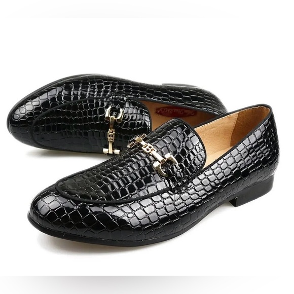 Men’s Leather Black Loafers